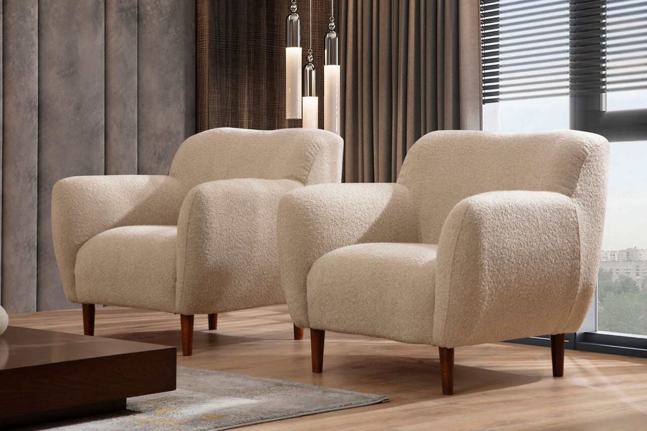Fotoliu, Atelier del Sofa, 569HLN1521, Cappuccino - imagine 6